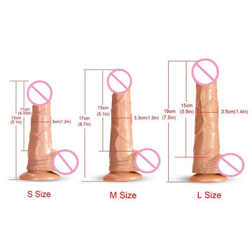 Realistic Dildo mit Saugnapf für Vagina oder Anal gebrauch